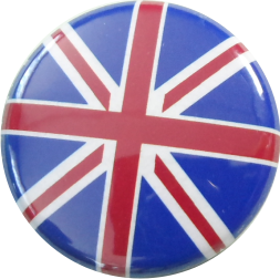 GB Flagge Button Union jack